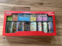 Pokemon: Prismatic Evolutions Costco 8 Mini-Tin Bundle w/ Promo Cards! Sealed! - Image 1
