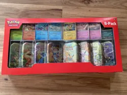 Pokemon: Prismatic Evolutions Costco 8 Mini-Tin Bundle w/ Promo Cards! Sealed! - Image 2