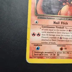1999 Dark Charizard 21/82 - Team Rocket Regular Non-Holo Rare - Pokemon TCG - HP - Image 4