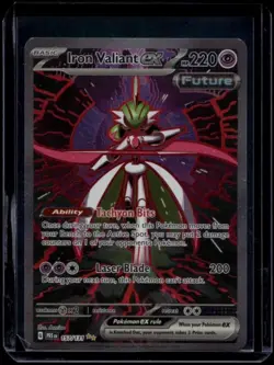 Pokemon TCG Iron Valiant ex 157/131 Prismatic Evolutions Special NM - Image 1