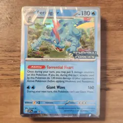 Feraligatr SVP 089 NM Sealed Stamp Promo Pokemon Temporal Forces Build & Battle - Image 3