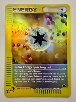 Retro Energy - Skyridge 144/144 - Reverse Holo Pokemon Card - Mint Condition - Image 1