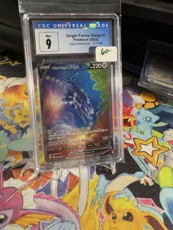 Origin Forme Dialga V #177/189 CGC 9 MINT Alt Art Astral Radiance Pokemon Card - Image 1