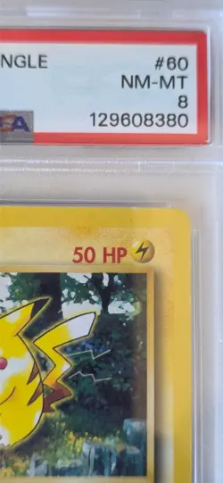 1999 Pikachu 60/64 Jungle First 1st Edition PSA 8 NM-MT POKEMON - Image 5