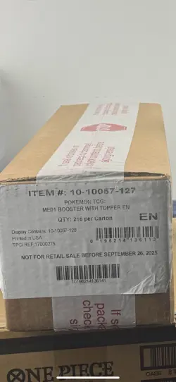 Pokemon TCG Mega Evolution 6 BOX ENHANCED BOOSTER BOX CASE Sealed IN HAND - Image 1