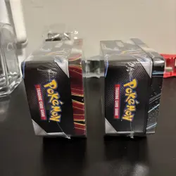 Tyranitar V & Empoleon V Strikers Tin - 3x Evolving Skies Packs Each - Image 2