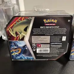 Tyranitar V & Empoleon V Strikers Tin - 3x Evolving Skies Packs Each - Image 3