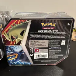 Tyranitar V & Empoleon V Strikers Tin - 3x Evolving Skies Packs Each - Image 4