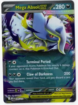 Pokemon TCG - Mega Evolution (English) Mega Absol EX 86/132 NM - Image 1