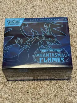 Pokemon TCG Mega Phantasmal Flames ETB Elite Trainer Box - New Sealed - Image 1