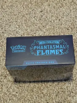 Pokemon TCG Mega Phantasmal Flames ETB Elite Trainer Box - New Sealed - Image 2