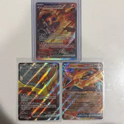 Pokemon TCG Team Rocket's Moltres ex Destined Rivals Stamped UPC Promo Set - Image 1