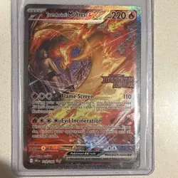 Pokemon TCG Team Rocket's Moltres ex Destined Rivals Stamped UPC Promo Set - Image 2