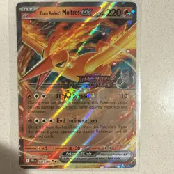Pokemon TCG Team Rocket's Moltres ex Destined Rivals Stamped UPC Promo Set - Image 4