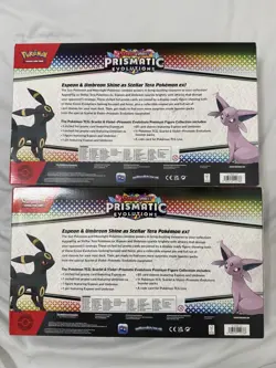 Pokemon Scarlet & Violet Prismatic Evolutions Premium Figure Collection Lot x2 - Image 2