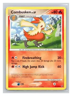 Pokemon TCG Combusken 45/127 Platinum Normal HP - Image 1