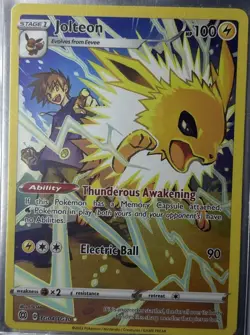 Jolteon 2022 Pokemon Sword & Shield Brilliant Stars Trainer Gallery #TG04/TG30 - Image 1