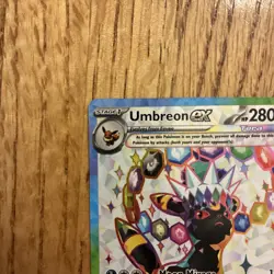 Umbreon ex 176 SVP Black Star Promo Prismatic Evolutions Figure Coll. Pokemon NM - Image 2