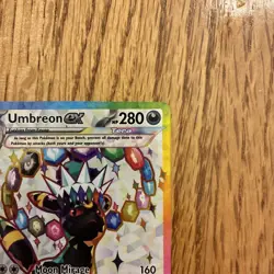 Umbreon ex 176 SVP Black Star Promo Prismatic Evolutions Figure Coll. Pokemon NM - Image 3