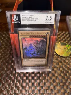 Yu-Gi-Oh! Blue-Eyes White Dragon Limited Edition Ghost Rare GLD5-EN001 BGS 7.5 - Image 2