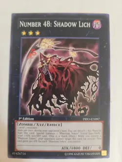 Number 48 Shadow Lich Prio-en097 1st Edition Yugioh NM BULK DISCOUNT MUSTBUY 2+ - Image 1