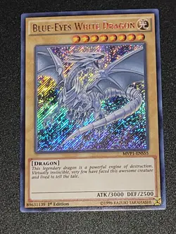 Yugioh! Blue-Eyes White Dragon - MVP1-ENS55 - Secret Rare - 1st Edition NM - Image 1
