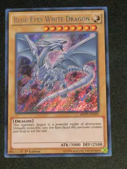 Yugioh! Blue-Eyes White Dragon - MVP1-ENS55 - Secret Rare - 1st Edition NM - Image 2