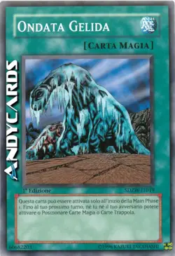 ONDATA GELIDA • (Cold Wave) • Comune • SDZW IT019 • 1Ed • YUGIOH! • ANDYCARDS - Image 1