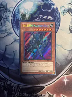 (WNU) Yugioh Evil HERO Malicious Edge LCGX-EN029 Secret Rare VLP - Image 1