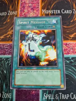 Yu-Gi-Oh! Spirit Message "L" LON-092 Rare 1st Edition Near Mint - Image 1