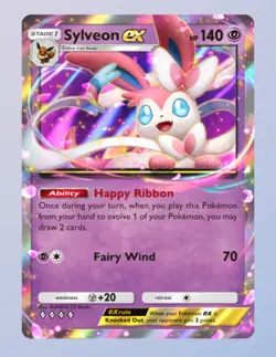 (Digital Card) Sylveon EX, Pokemon TCG Pocket, English, Eevee Grove set - Image 1