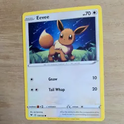 EEVEE 130/185 POKEMON CARD (VIVID VOLTAGE SET) - Image 4