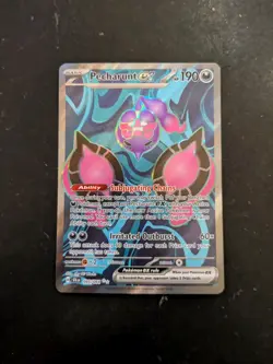 Pecharunt EX Pokemon Card (Shrouded Fable Set, 085/064, NM) - Image 1