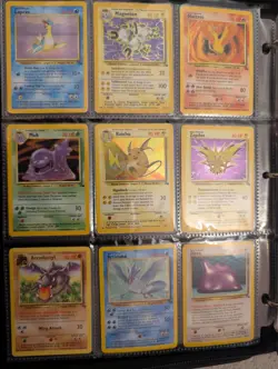 100% Complete Pokemon Card Fossil Set 62/62 Old Vintage Classics WOTC 1999! - Image 2