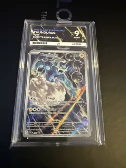 Pokemon Thundurus TCG Promo Card SVP 209 Black Star Promo Ace 9 - Image 1