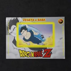 Vegeta & Baba #80 Dragon Ball Z Serie Rossa Foil Card ITA - Image 2