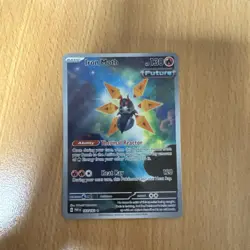 Pokemon TCG Iron Moth Paradox Rift Holo Card 187/182 - Image 1