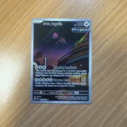 Pokemon TCG Card Iron Jugulis 216/182 Paradox Rift Illustration Rare - NM - Image 1