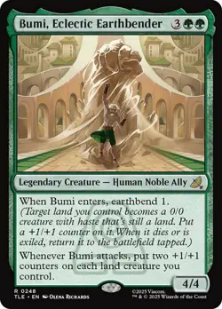 Bumi, Eclectic Earthbender - Foil NM, English Avatar: The Last Airbender (Eterna - Image 1