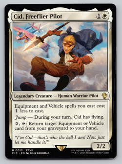 Cid, Freeflier Pilot - Final Fantasy Commander - MTG - Image 1