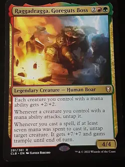 Raggadragga Goreguts Boss ,Commander Battle for Baldur's G ,NM,MTG,FREE SHIPPING - Image 1
