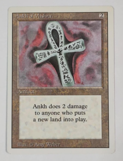 Ankh of Mishra Revised Edition Magic The Gathering MTG Card LP - Image 1