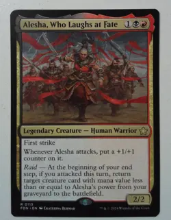 Alesha, Who Laughs at Fate *Rare* Magic MtG x1 Foundations - Image 1