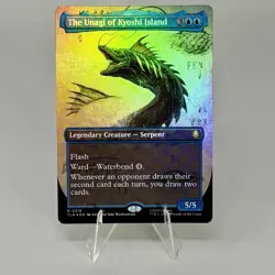The Unagi of Kyoshi Island Borderless FOIL MTG Avatar: TLA NM - Image 1