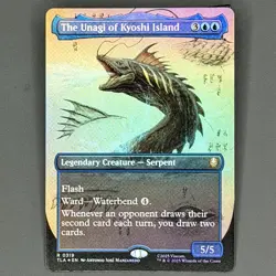 The Unagi of Kyoshi Island Borderless FOIL MTG Avatar: TLA NM - Image 2