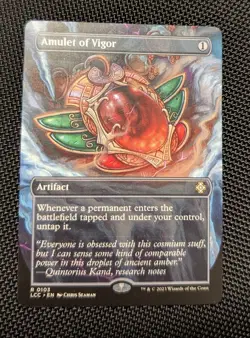 Amulet of Vigor (Borderless) Commander: the Lost Caverns of Ixalan Regular - Image 1