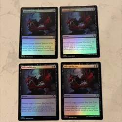 Magic the Gathering MTG Infernal Grasp Foils Play Set Of 4 Cards - Image 1