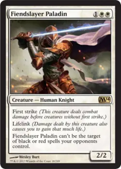 1 x Fiendslayer Paladin - Magic 2014 - Light Play - MTG - Image 1