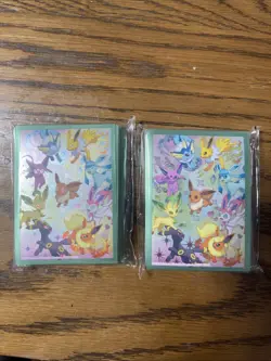 Pokemon Prismatic Evolutions Super Premium Collection Sleeves Lot Of 2 - Image 1
