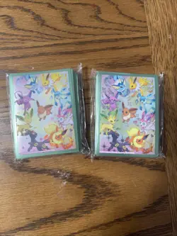 Pokemon Prismatic Evolutions Super Premium Collection Sleeves Lot Of 2 - Image 2